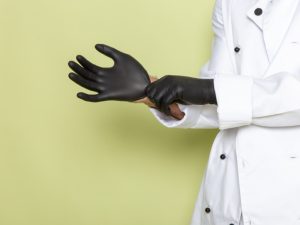 تفاوت دستکش نیتریل آبی و مشکی دستکش نیتریل مشکی