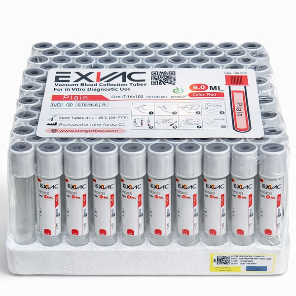 لوله خون گیری بدون افزودنی EXvac