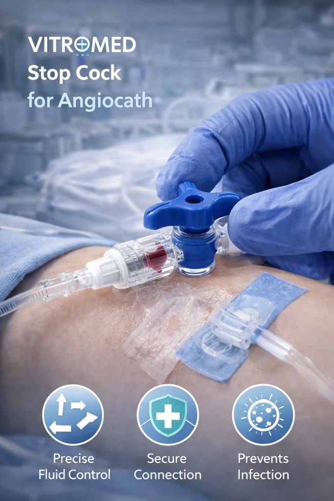 سه راهی آنژیوکت VITROMED سه راهی آنژیوکت VITROMED