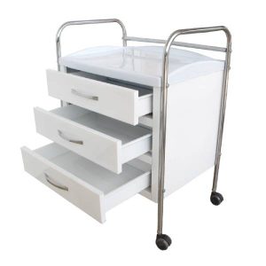 ترالی سه کشو فلزی رویه abs