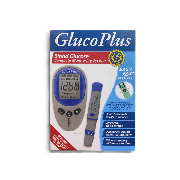 دستگاه تست قند خون گلوکو پلاس GLUCO PLUS